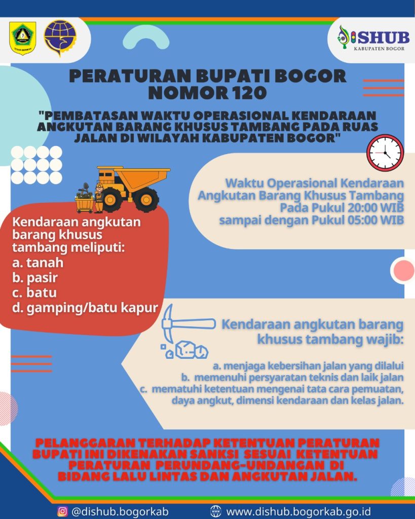 Pembatasan Waktu Operasional Kendaraan Angkutan Barang Khusus Tambang ...