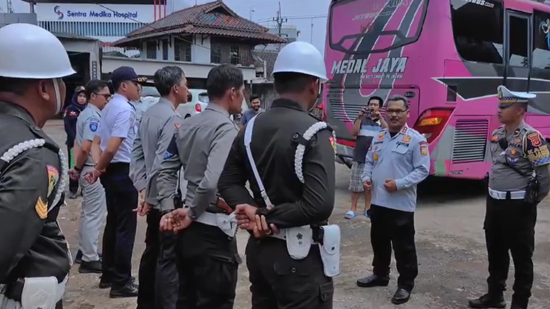 Kegiatan Ramp Check di PO. Bus Medal Jaya