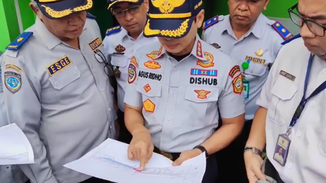 Kadishub Beserta Jajaran Melakukan Peninjauan Perencanaan Pembangunan Underpass Bojonggede